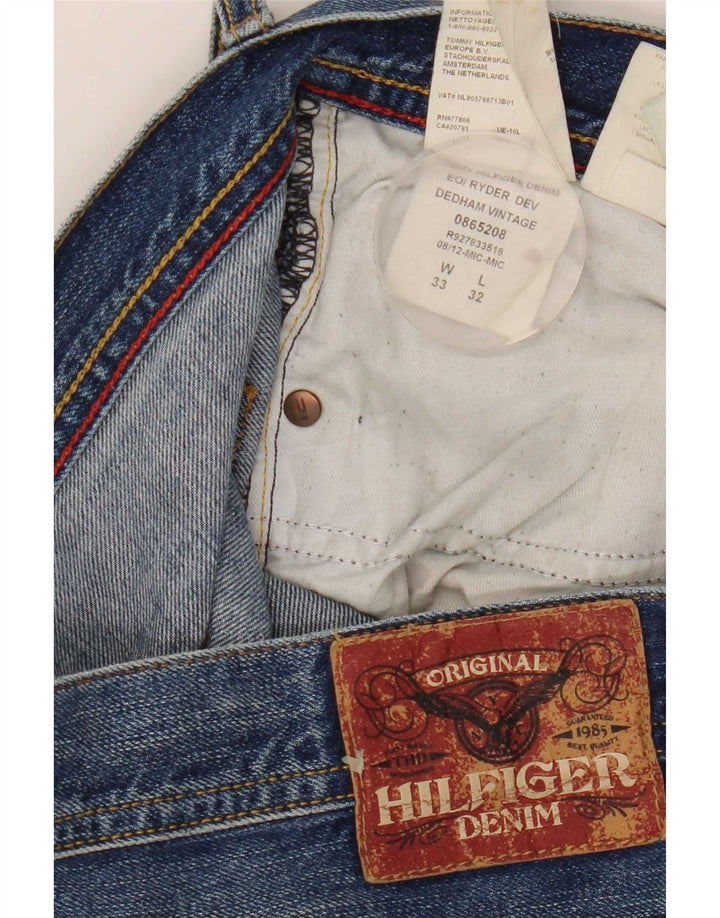Tommy Hilfiger Jean droit homme W33 L32 bleu coton