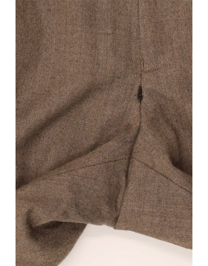 Marks & Spencer Pantalon de costume coupe classique pour homme W40 L29 Beige Polyester