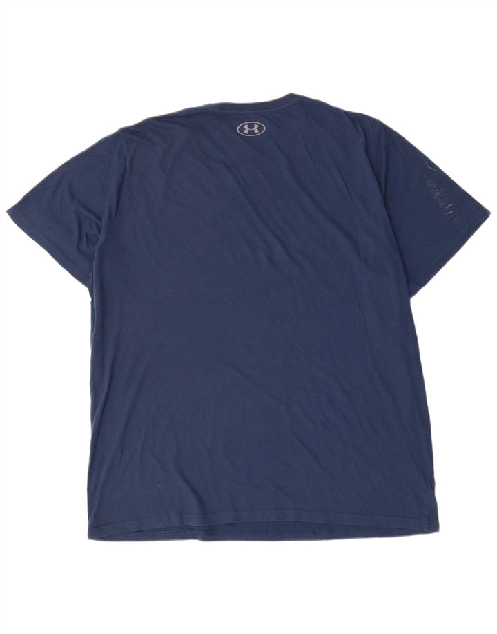 UNDER ARMOUR T-Shirt Heat Gear Homme 3XL Bleu Marine