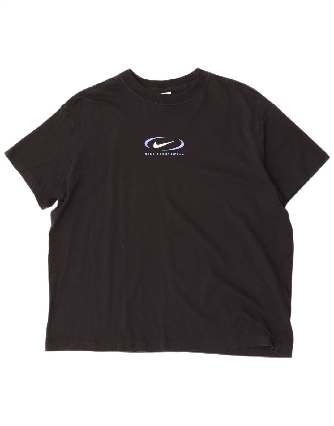 Nike T-shirt graphique pour homme en coton noir Taille L