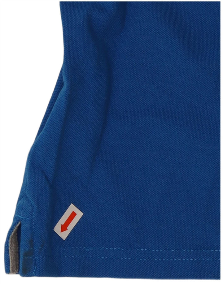 CHAMPION Polo Femme UK 10 Petit Bleu