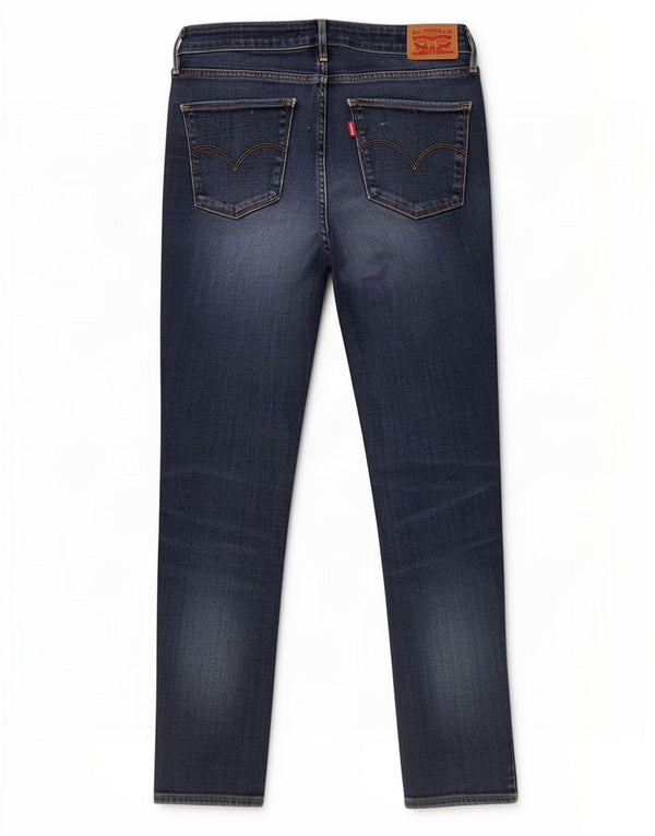 Levi's Jean Skinny Taille Haute 721 Femme W29 L27 Bleu Coton