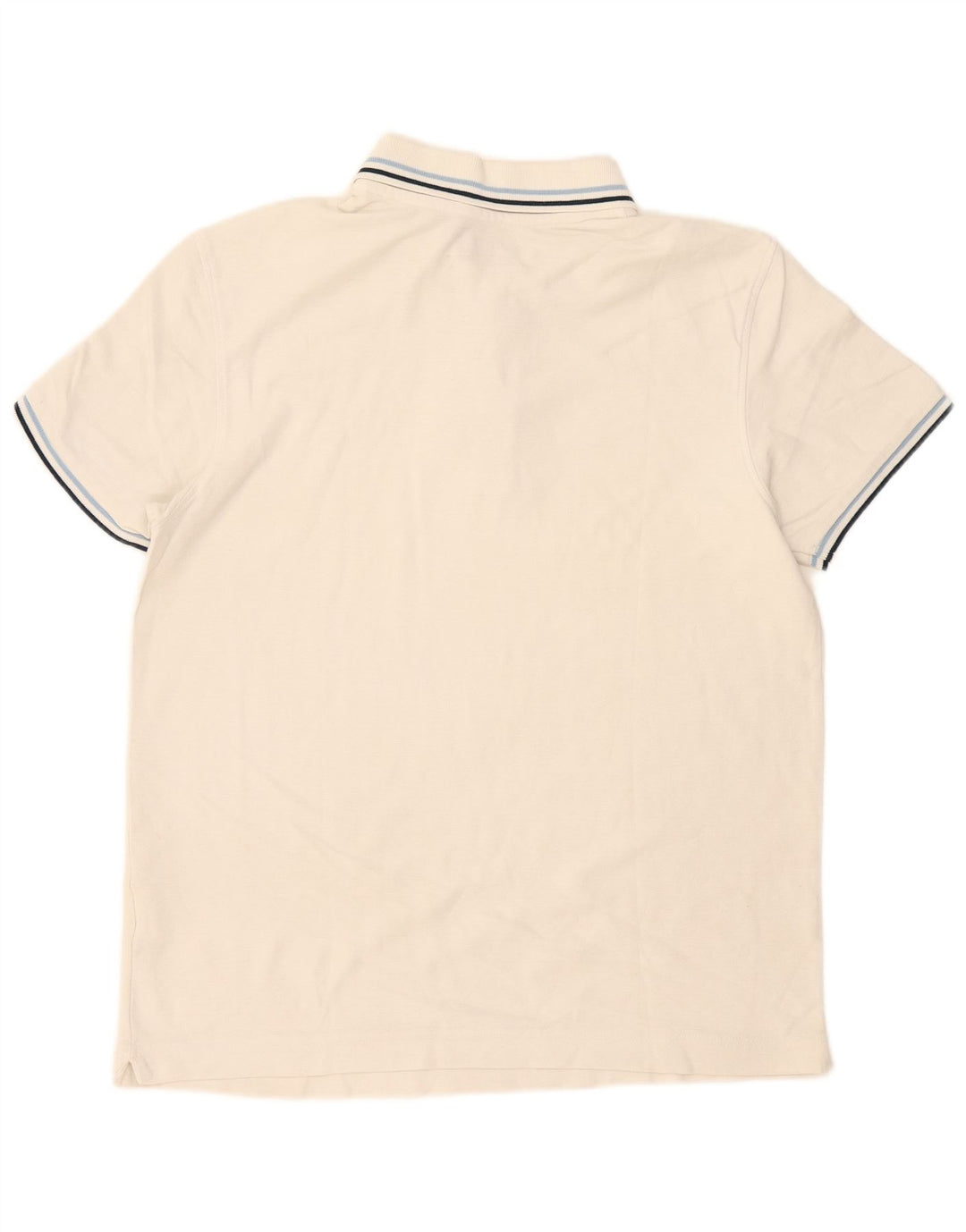 Lotto Polo Homme Petit Blanc Rayé Coton