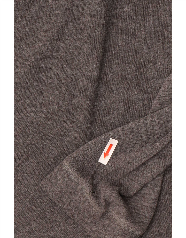 Zara Polo à manches longues pour homme 2XL Gris