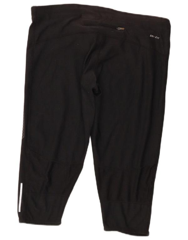 Nike Legging Capri Dri Fit Femme XL Noir Polyester Sports