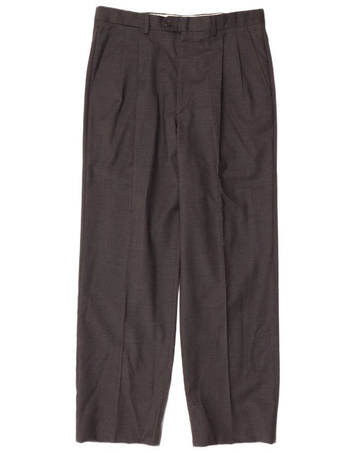 VALENTINO Costume 2 Pièces Croisé Homme IT 50 Large W34 L30 Gris