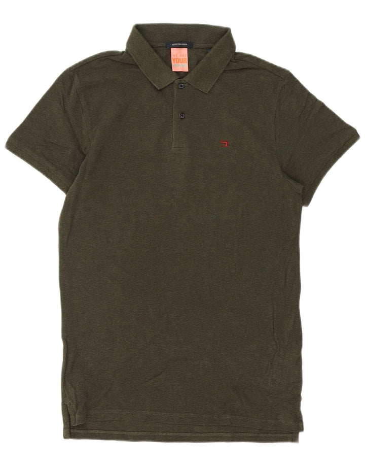 Scotch & Soda Polo Homme Vert Moyen Coton