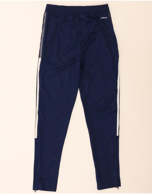 Pantalon de survêtement Adidas Garçon Aeroready 11-12 ans Bleu Marine Polyester