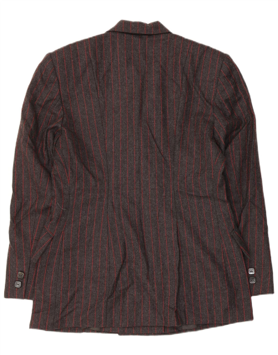 Aria Ensemble 2 pièces à double boutonnage pour femme UK 14 Medium W26 Laine rayée grise