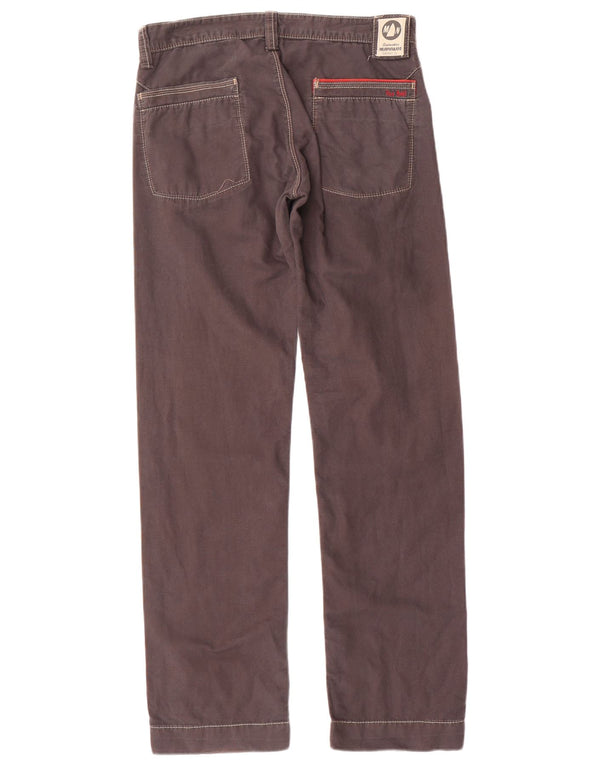 Murphy & Nye Pantalon décontracté droit pour homme W31 L32 Marron Coton