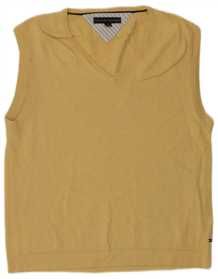 Tommy Hilfiger Débardeur Gilet Homme Grand Jaune