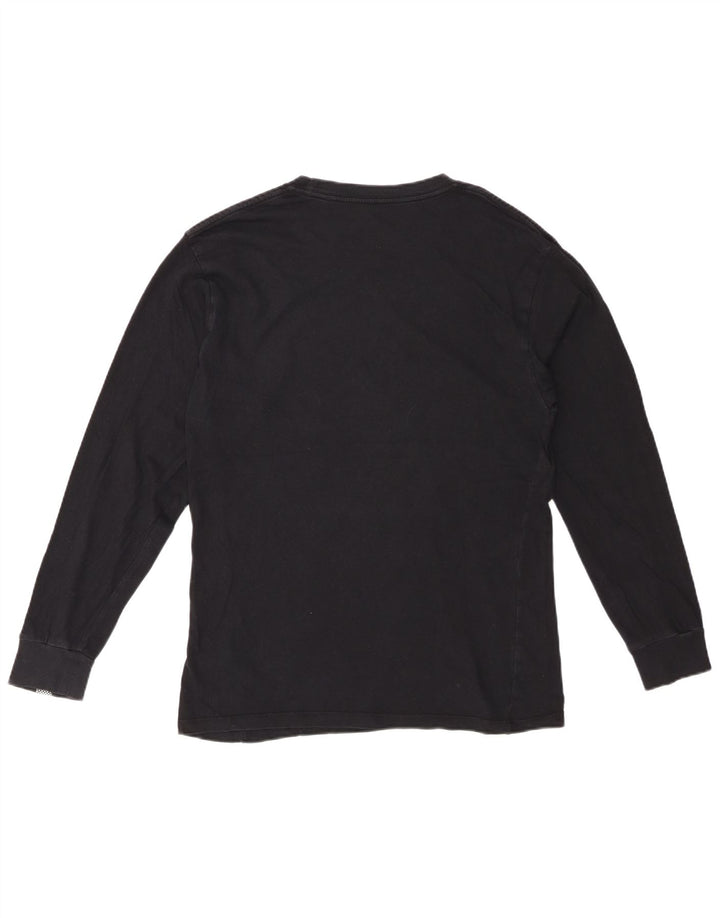 VANS Haut graphique à manches longues pour hommes en coton noir moyen