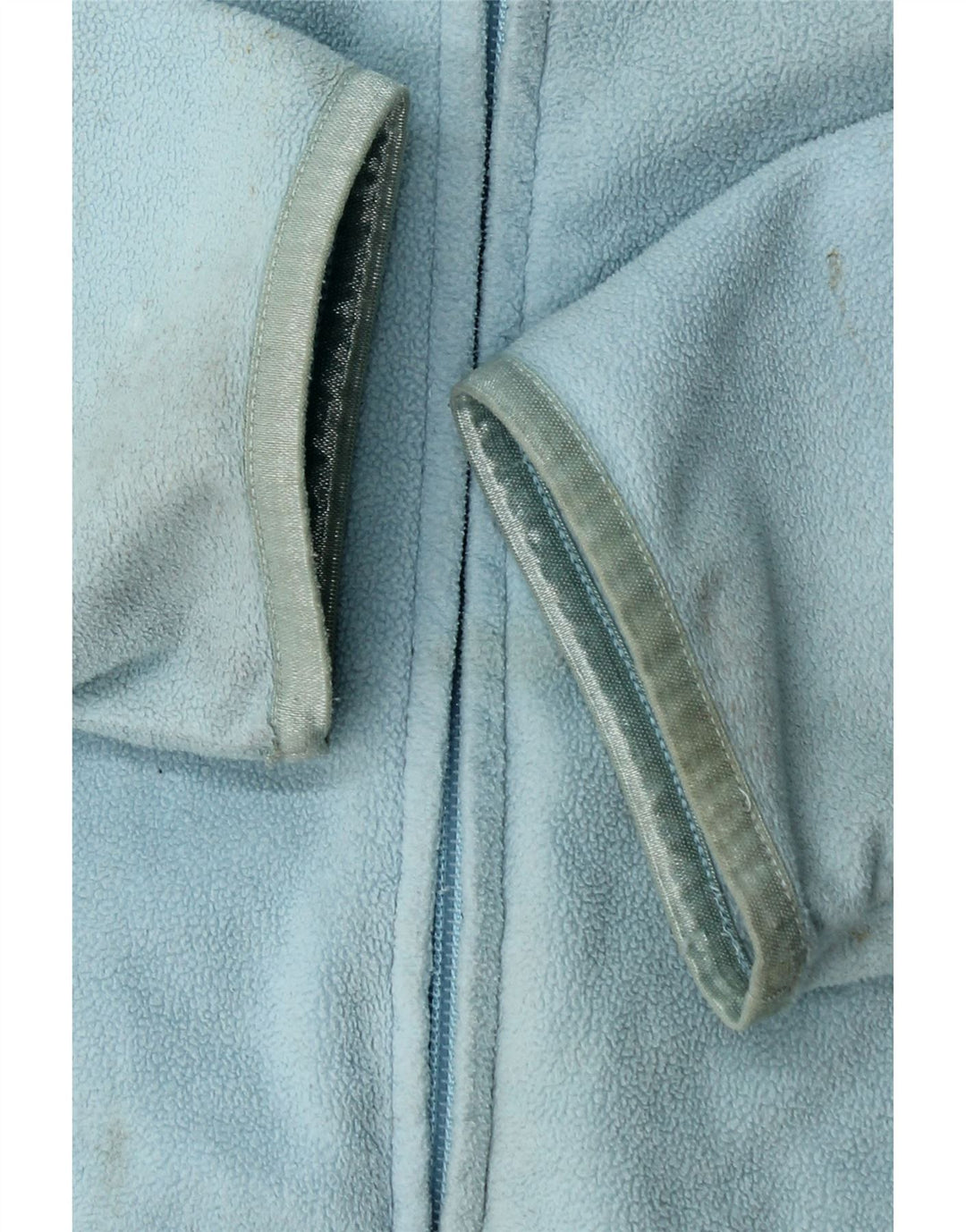 Reebok Veste polaire à capuche pour femme UK 18 XL Bleu Polyester