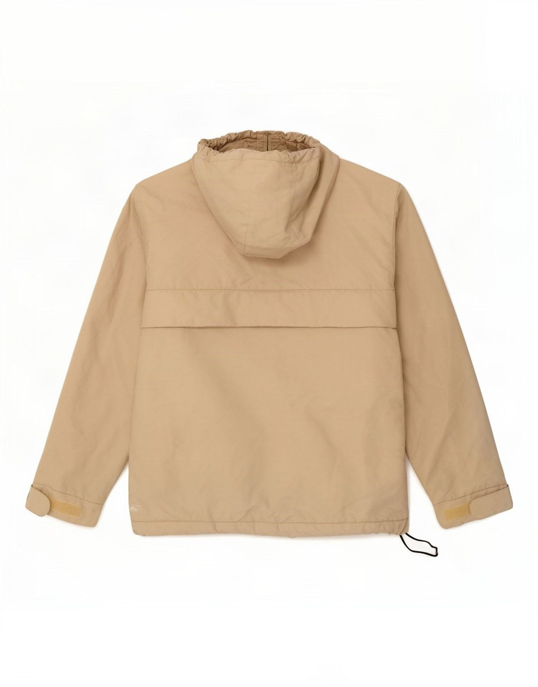 Ellesse Veste Anorak surdimensionnée à capuche pour femme UK 10 Small Beige Polyester