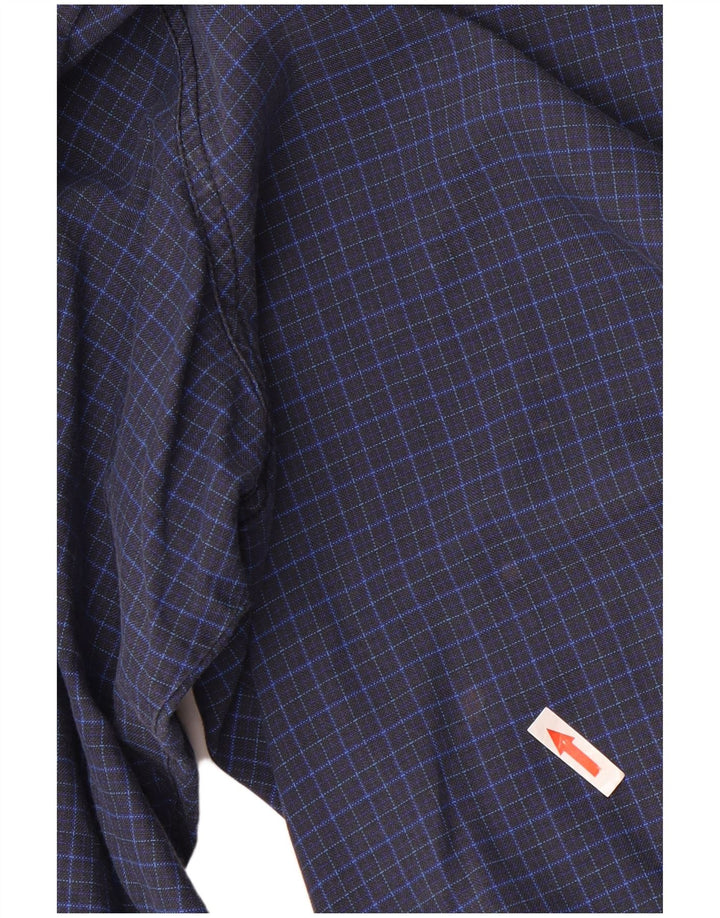 Levi's Chemise à Carreaux Homme Bleu Moyen Check Cotton