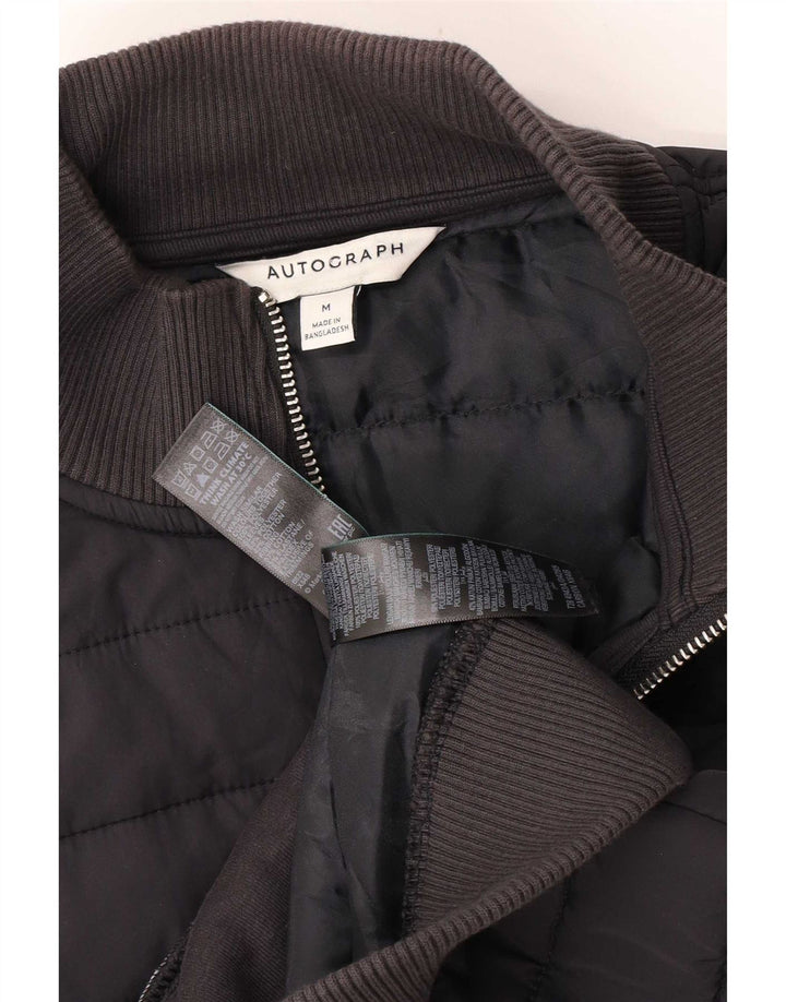 Marks & Spencer Veste matelassée autographe pour homme UK 38 Bleu marine moyen