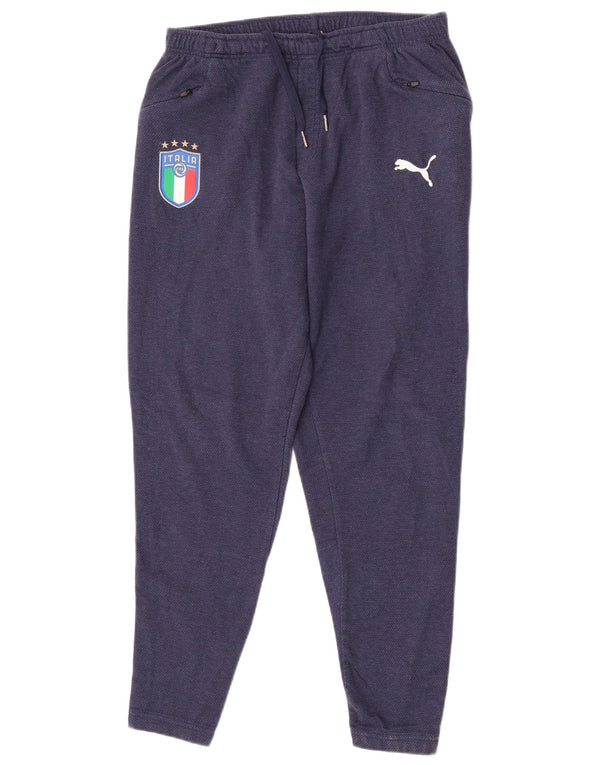 Puma Pantalon de Survêtement Italia Homme Bleu Marine Large