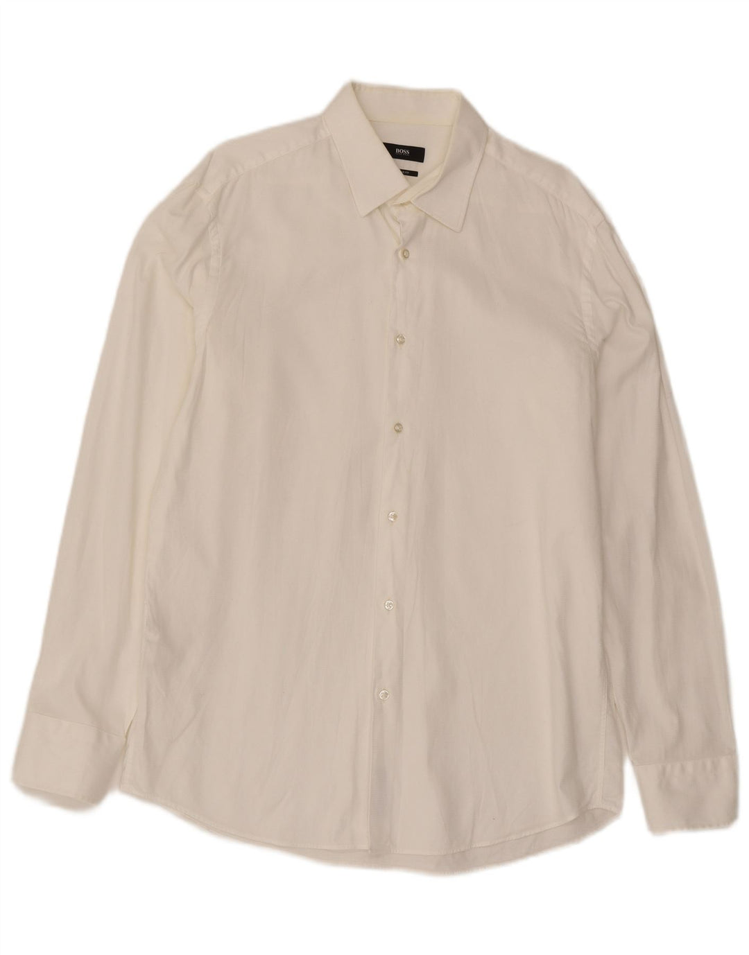 Hugo Boss Chemise Regular Fit Homme Taille 41 Grand Coton Blanc
