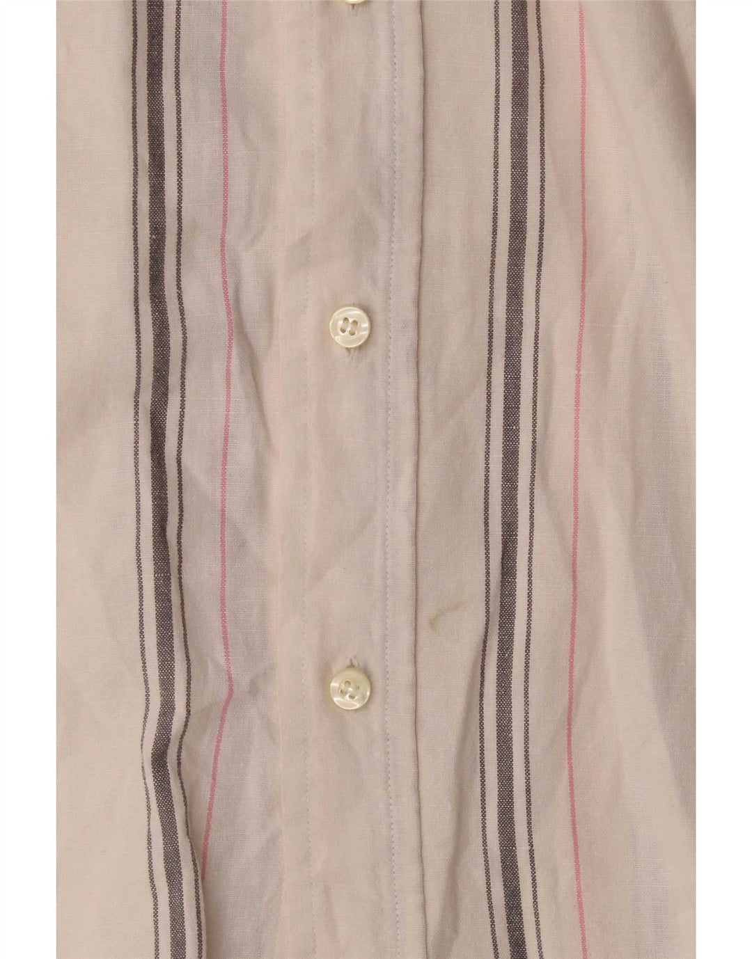 Murphy & Nye Chemise à manches courtes pour homme XL Blanc rayé
