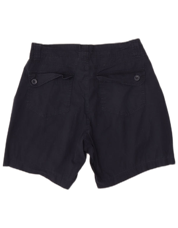 Mountain Warehouse Short Chino pour Femme UK 12 Medium W28 Bleu Marine Coton
