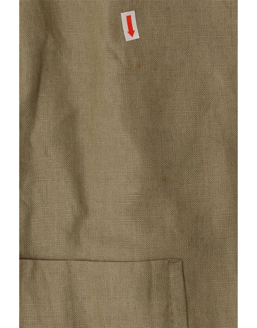 Marks & Spencer Veste blazer à 3 boutons pour homme UK 40 Lin kaki moyen