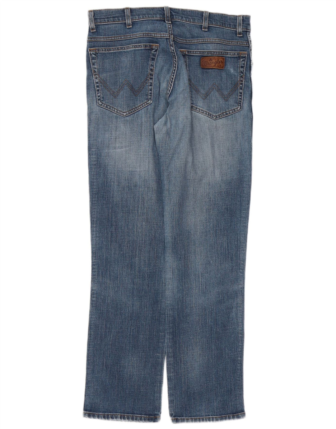 WRANGLER Jean Droit Texas Stretch Homme W33 L30 Bleu Coton