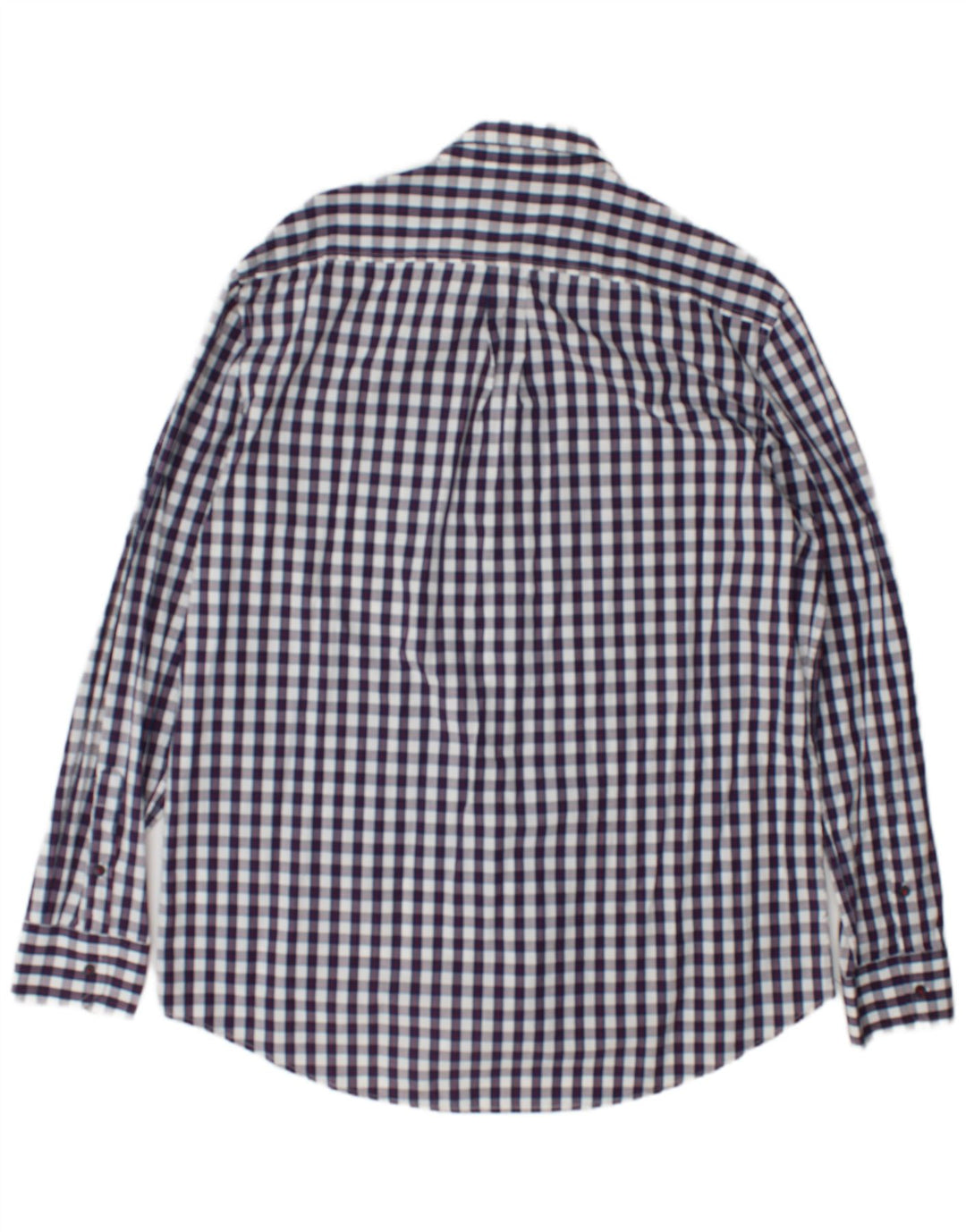 Dack's Chemise coupe classique pour homme 2XL en coton vichy bleu marine