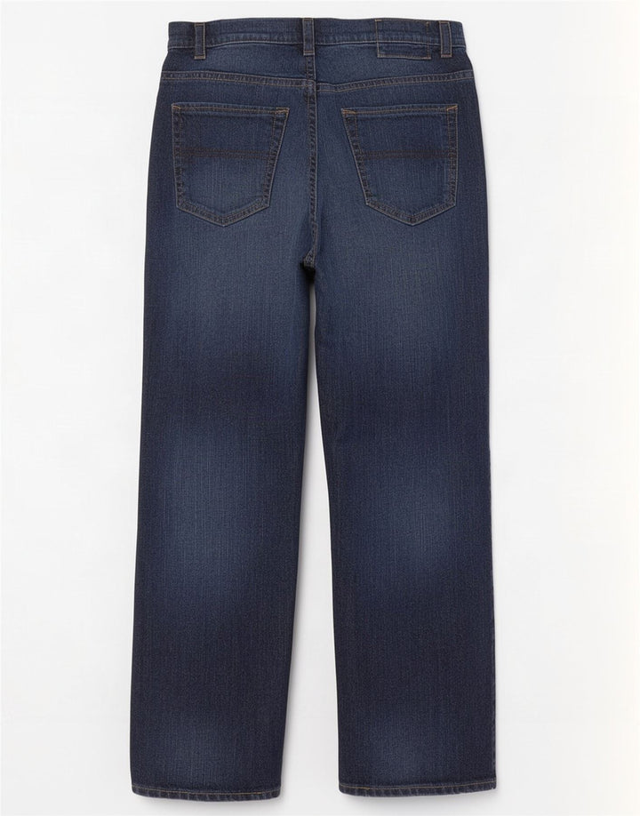 Marks & Spencer Jean droit Blue Harbor homme W32 L29 coton bleu marine
