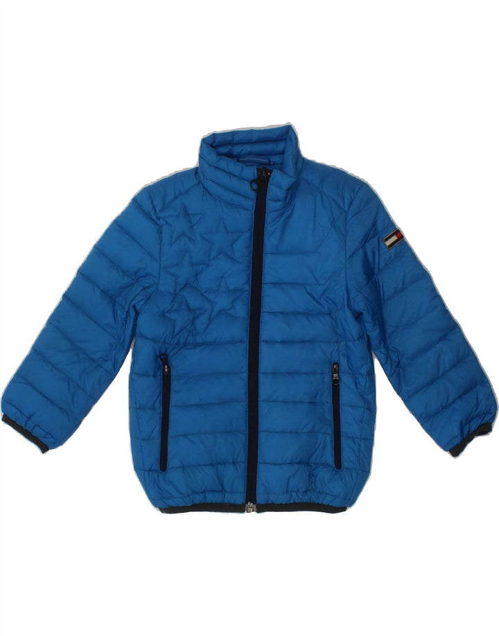 TOMMY HILFIGER Baby Boys Padded Jacket 9-12 Months Blue Nylon Vintage Tommy Hilfiger and Second-Hand Tommy Hilfiger from Messina Hembry 