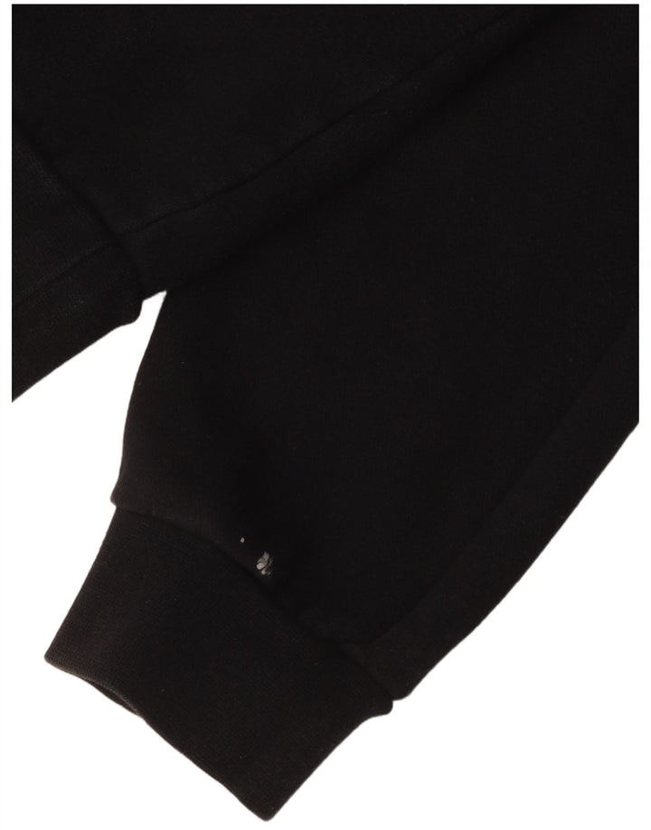 JORDAN Pull à capuche graphique pour homme en coton noir moyen