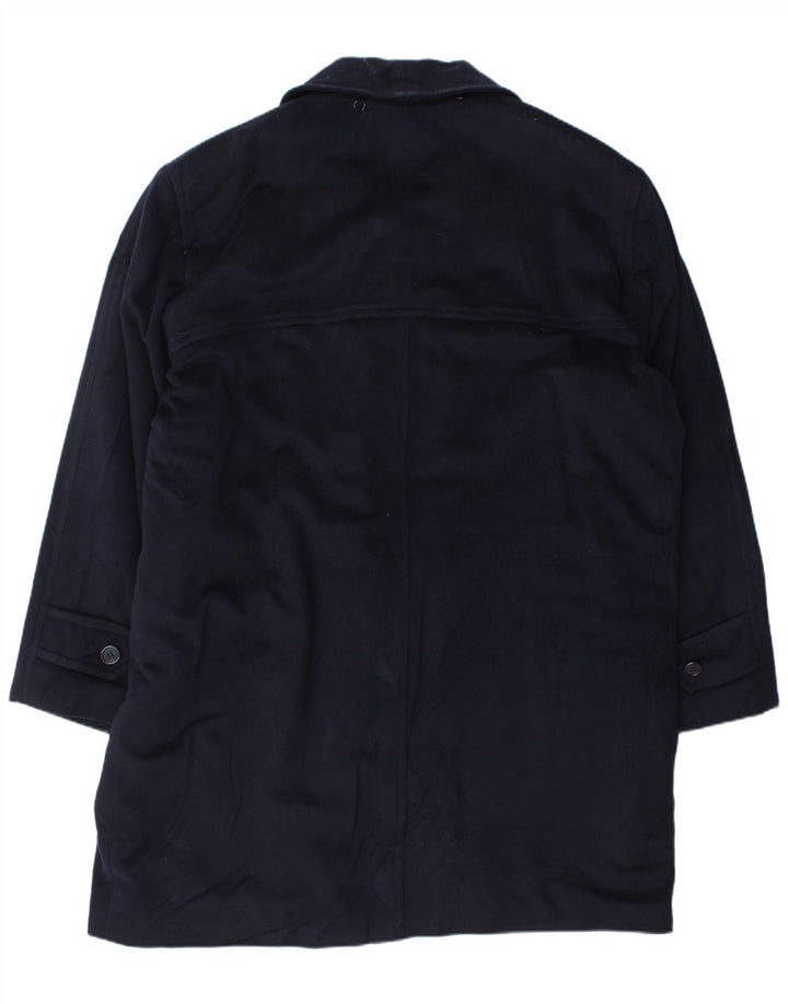 vintage Homme Duffle Coat UK 44 2XL Bleu Marine