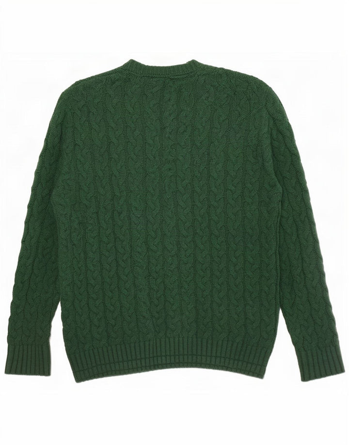 Tommy Hilfiger Pull Regular Fit Ras du Cou Homme Vert Moyen