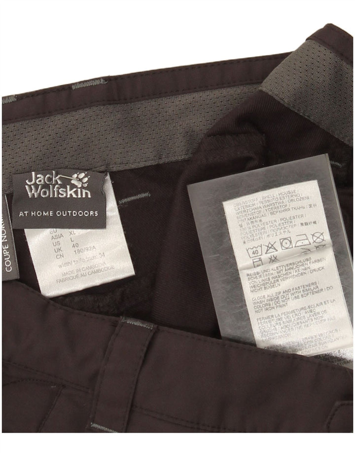 Jack Wolfskin Short cargo pour homme UK 40 Large W34 Gris Polyester