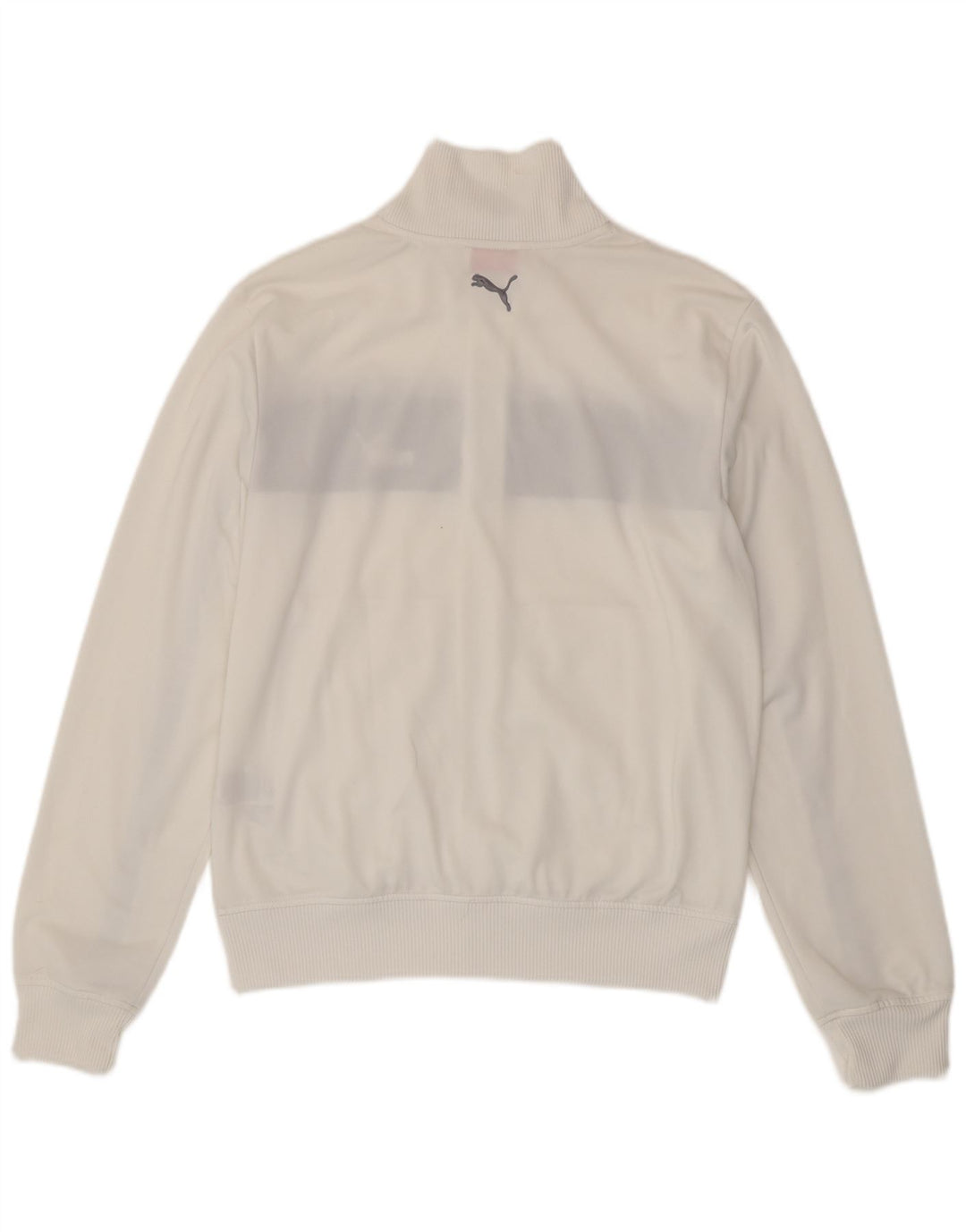Puma Veste de Survêtement Homme Blanc Moyen Polyester Colorblock