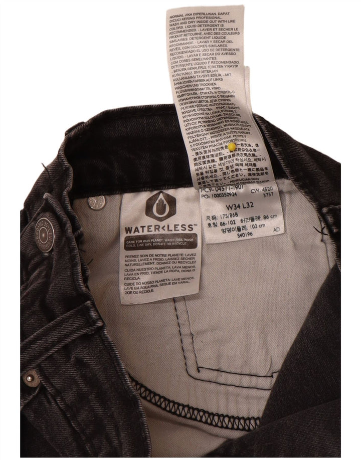 Levi's Jean Slim 511 Distressed Homme W34 L32 Coton Noir