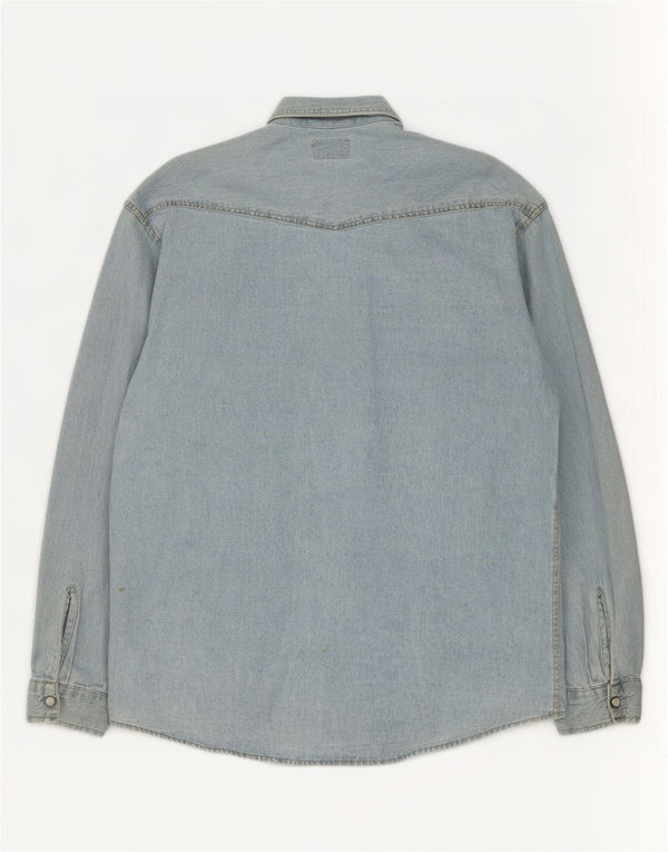 Vagabond Chemise En Jean Homme Bleu Moyen