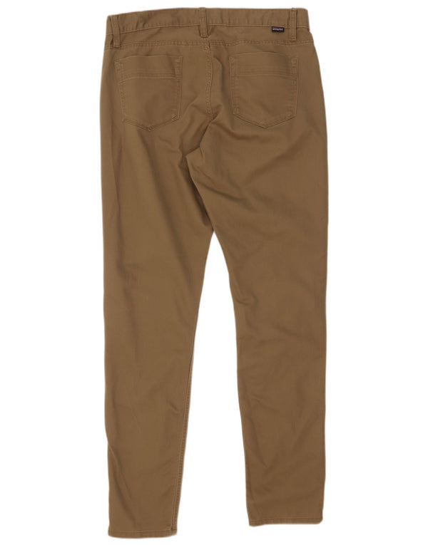 Patagonia Pantalon décontracté slim pour femme US 12 Large W34 L32 Beige