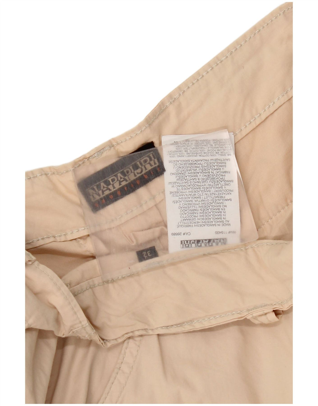 Napapijri Short Cargo W32 Homme Beige Moyen