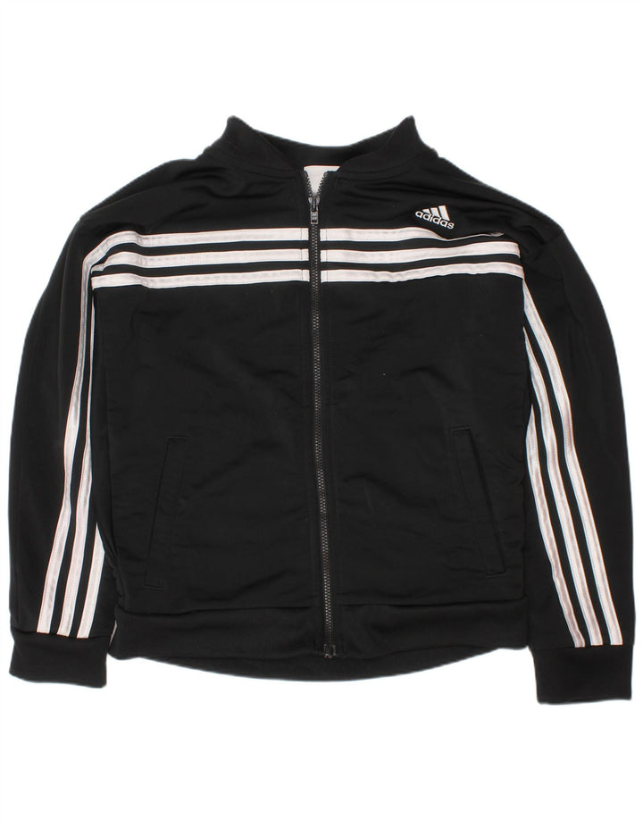 Adidas Veste de survêtement pour garçon 7-8 ans Petit Noir Polyester