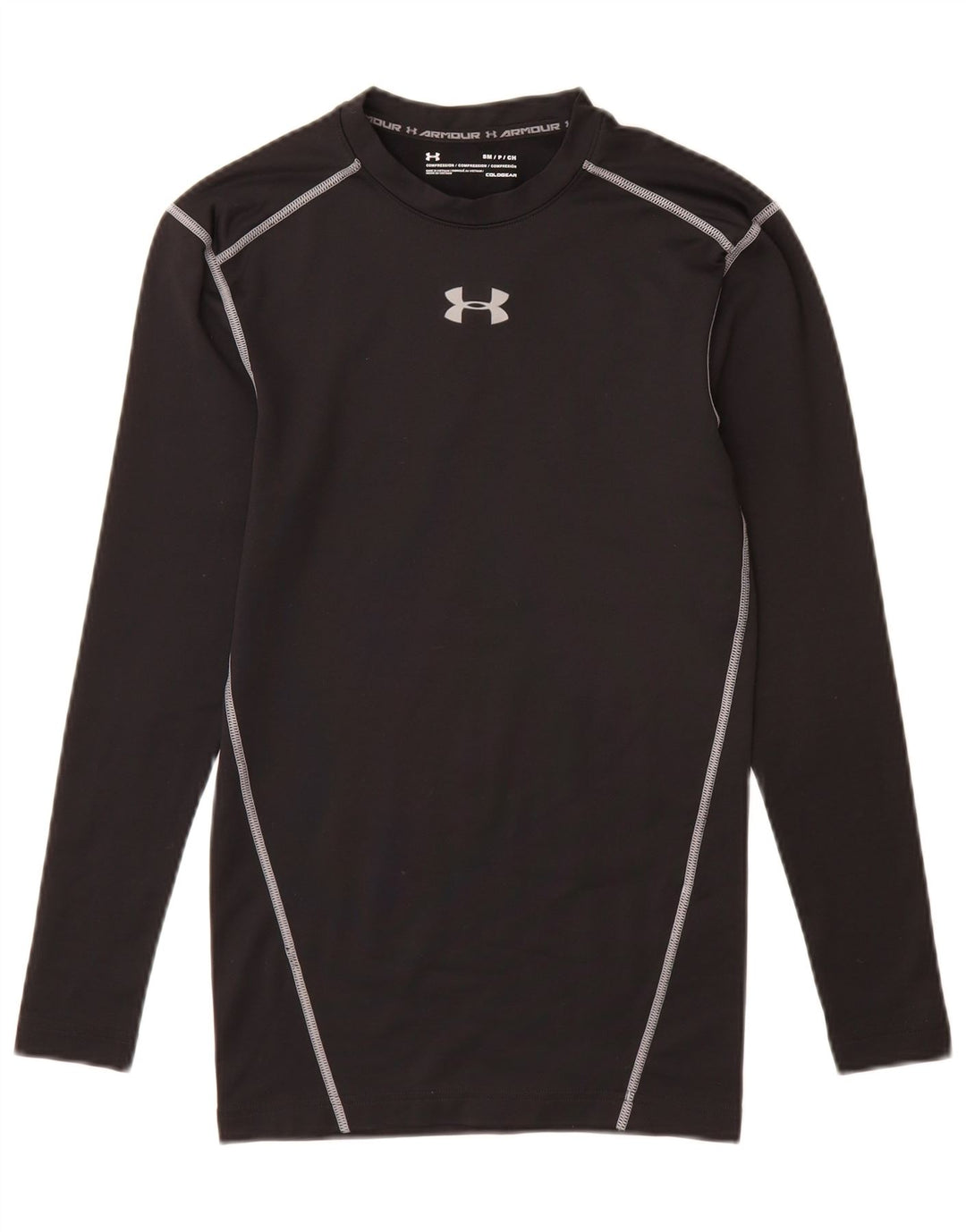 UNDER ARMOUR Haut Cold Gear Homme Manches Longues Petit Noir