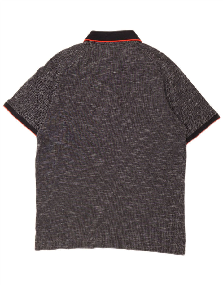 Jack & Jones Polo Homme Large Gris Moucheté Coton