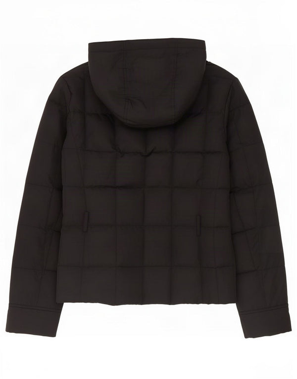 Henry Cottons Veste matelassée à capuche pour femme IT 46 Large Noir