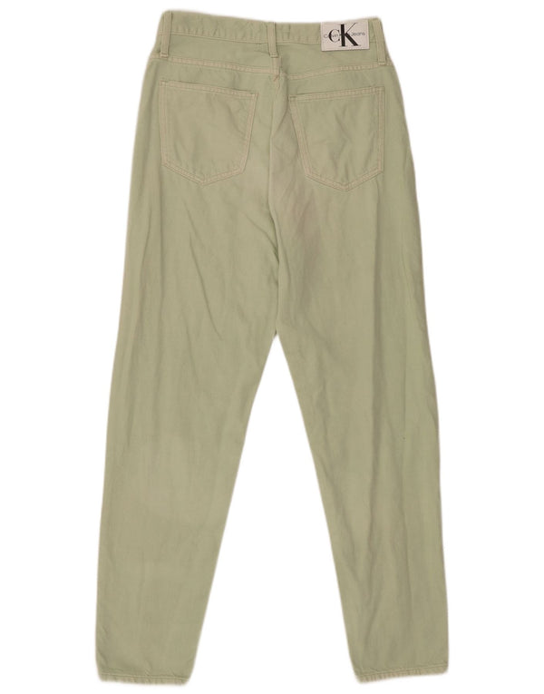 Calvin Klein Jean droit femme W28 L28 coton vert