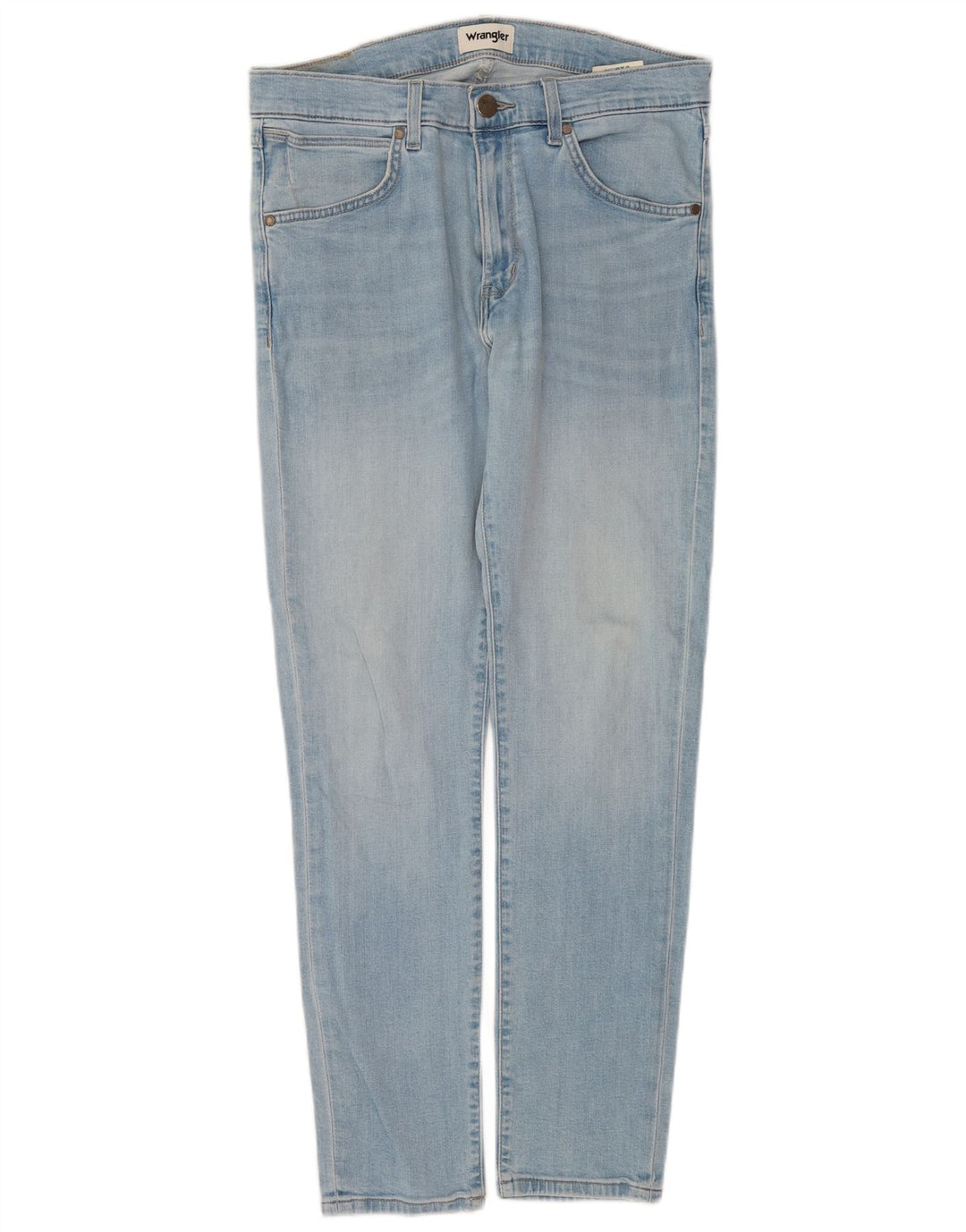 Wrangler Jean Slim Strangler Femme W33 L29 Bleu Coton