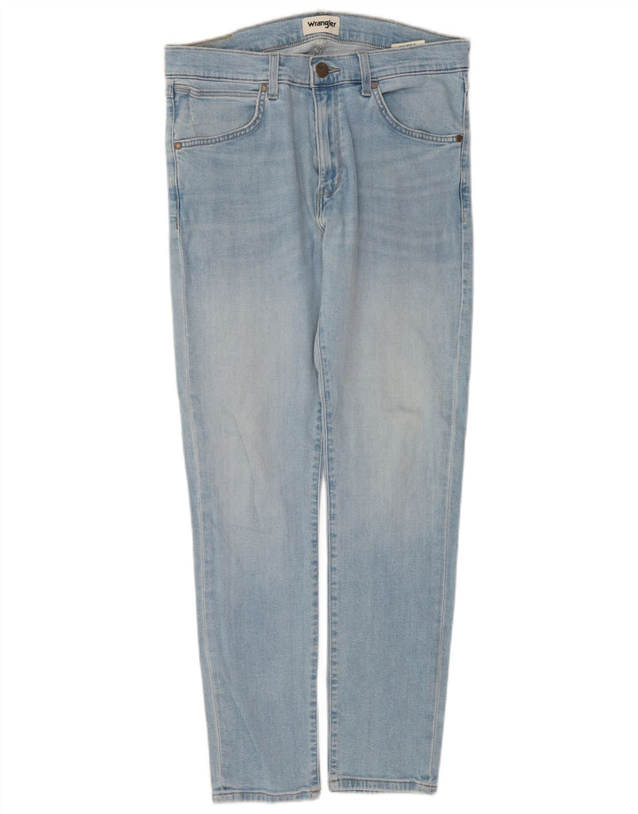 Wrangler Jean Slim Strangler Femme W33 L29 Bleu Coton