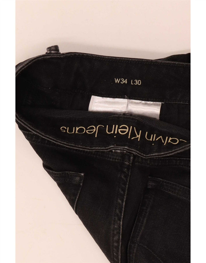 Calvin Klein Jean droit homme W34 L30 coton noir