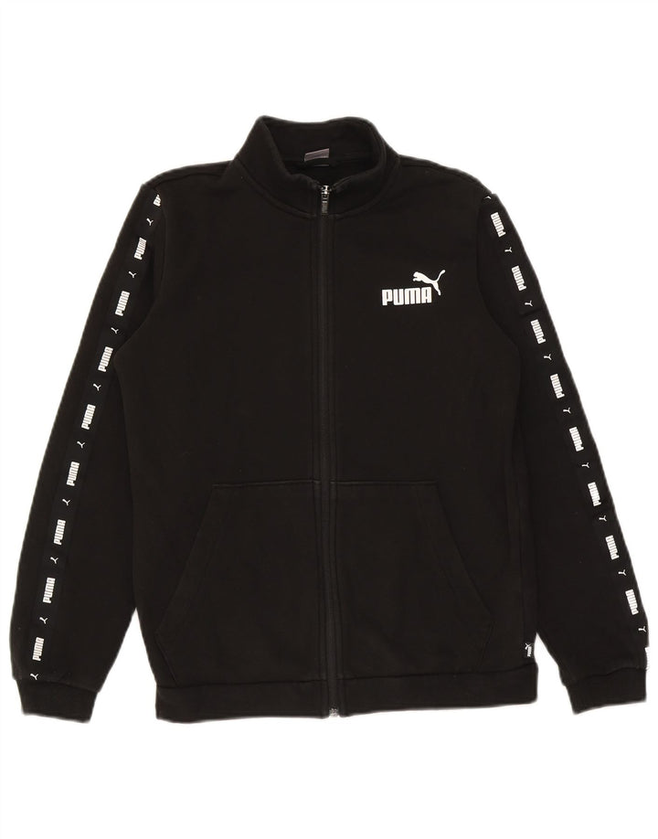 Puma Veste de Survêtement Graphique Garçon 13-14 ans Noir Coton