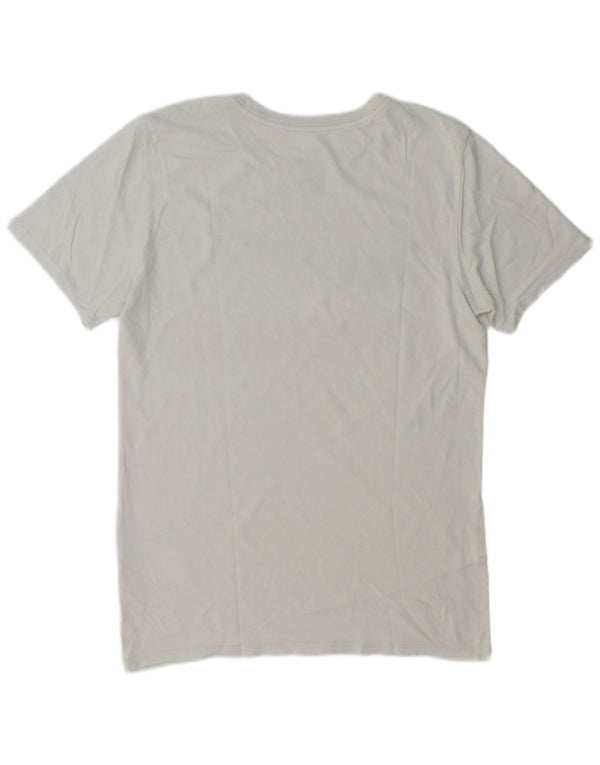 Nike T-shirt graphique coupe athlétique pour homme, petit, en coton blanc