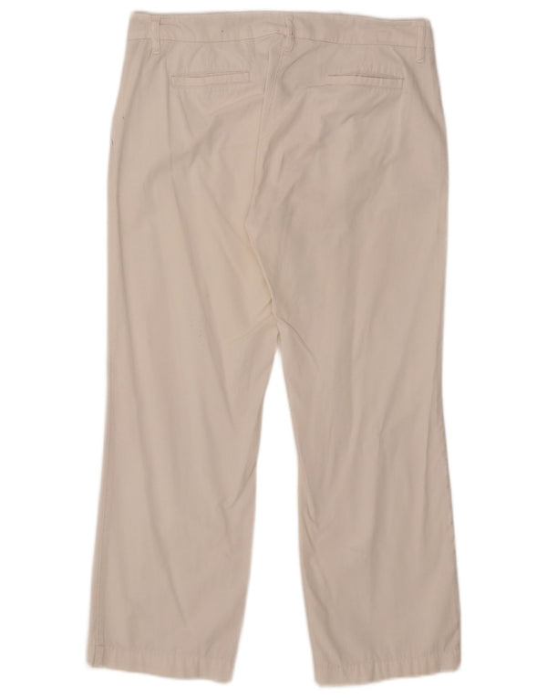 North Sails Pantalon Chino Droit Femme IT 44 Medium W32 L25 Blanc