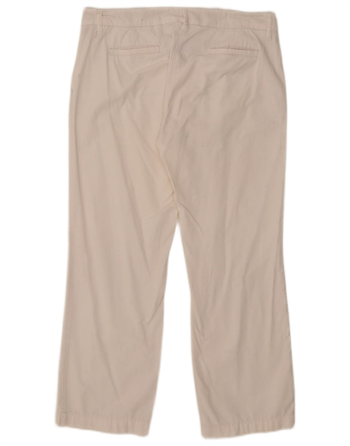 North Sails Pantalon Chino Droit Femme IT 44 Medium W32 L25 Blanc